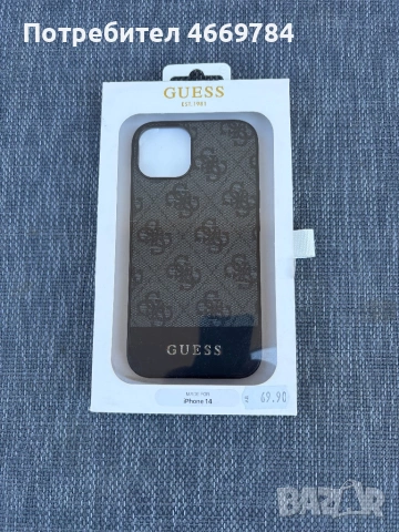 iPhone case кейс за iPhone 14/13 GUESS, снимка 3 - Калъфи, кейсове - 54111649