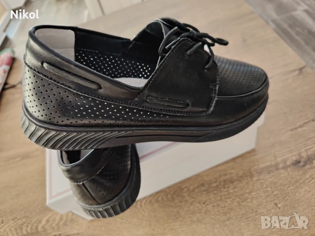 Обувки от естествена кожа No 41, снимка 2 - Дамски ежедневни обувки - 51289301