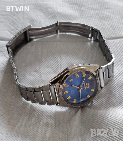 Винтидж японски часовник ORIENT – механичен, 21 Jewels !, снимка 3 - Мъжки - 53536078