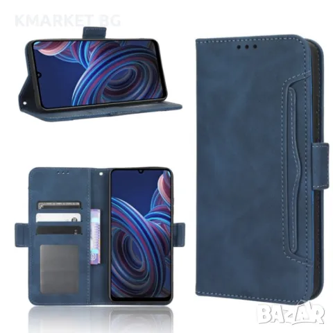 ZTE Blade A72 5G Wallet Калъф и Протектор, снимка 1 - Калъфи, кейсове - 48627178