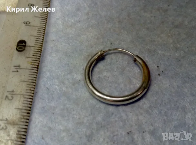 СТАРА КЛАСИЧЕСКИ РЕТРО МОДЕЛ СРЕБЪРНА ОБЕЦА СРЕБРО ВИСОКА ПРОБА ФИНА МАЙСТОРСКА ИЗРАБОТКА 35038, снимка 8 - Антикварни и старинни предмети - 49733894