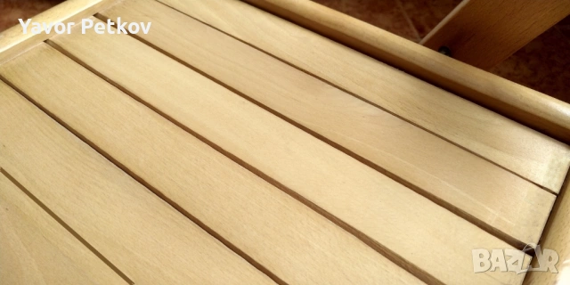 Сгъваем стол от масивно дърво , снимка 4 - Столове - 54171625