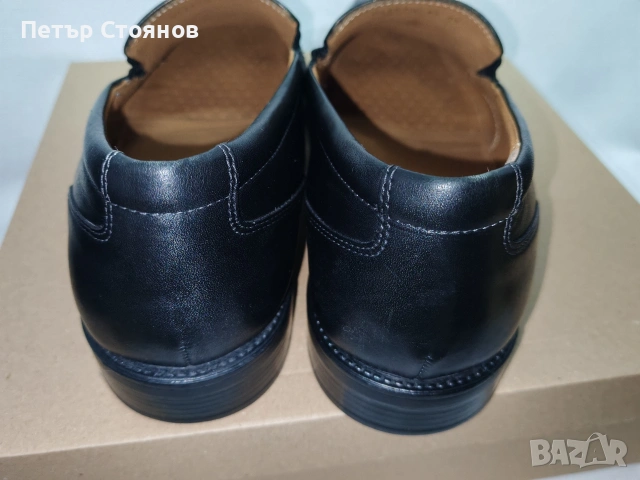 Удобни мъжки обувки от естествена кожа Geox Respira №46, снимка 7 - Ежедневни обувки - 53574293