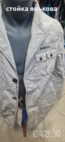 Елегантно мъжко тънко яке тип сако,светло сиво, снимка 2 - Якета - 49747989