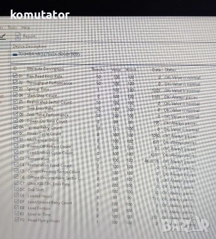Toshiba Satellite C850D – 4GB RAM / 320GB / USB 3.0 / HDMI / Батерия 7% wear – 30€, снимка 9 - Лаптопи за дома - 53584345