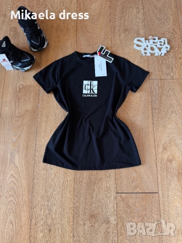 Страхотен ежедневен тишърт от Calvin Klein в черен цвят. Нов и неносен.С М Л размер, снимка 2 - Тениски - 53882213