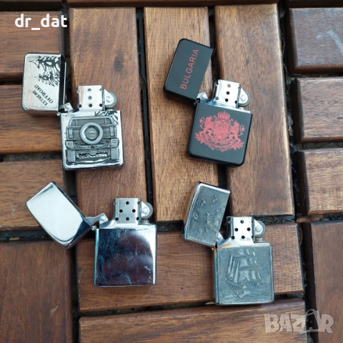 Комплект запалки тип Зипо - цена за комплекта, снимка 2 - Други - 51549895