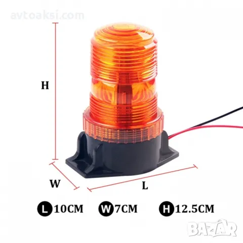 Сигнална лампа 30 диода 12-30V-2058, снимка 4 - Аксесоари и консумативи - 47019908