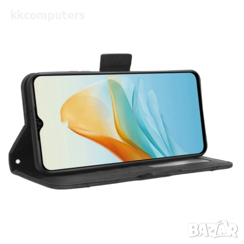 ZTE Blade V50 Design 5G Magnetic Кожен Калъф и Протектор, снимка 7 - Калъфи, кейсове - 53034041