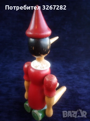 Палячо,Кукла,Пинокио,Дърво,Старинна, снимка 11 - Антикварни и старинни предмети - 50999264