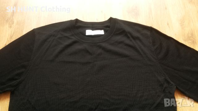 SAMSOE SAMSOE Flemming Crew Neck 3111 100% Merino Wool размер L / XL Блуза 100% Мерино Вълна - 1059, снимка 4 - Блузи - 46130475