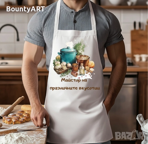 Персонализирана престилка за мъж