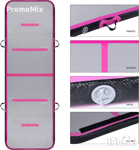 Надуваема въздушна платформа Evapoland E1395-01 3м SUB падъл борд постелка Надуваема тренировъчна по, снимка 9 - Други спортове - 47546687