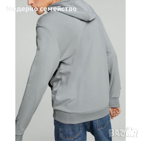 Мъжко спортно горнище puma x mercedes amg petronas f1 logo motorsport hoodie grey, снимка 2 - Блузи - 46788600