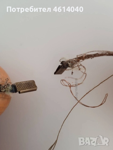 Гердан дървен с мънисто диаметър 28 мм, снимка 4 - Колиета, медальони, синджири - 52375440