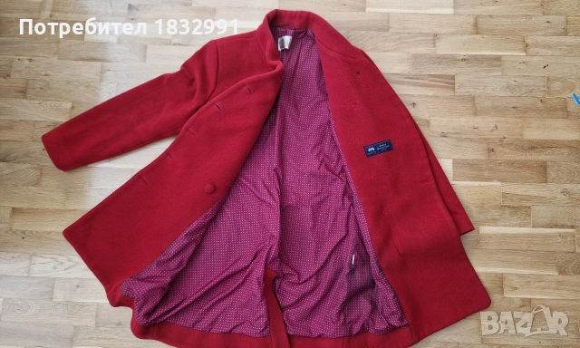 дебело вълнено палто, снимка 2 - Палта, манта - 52703338