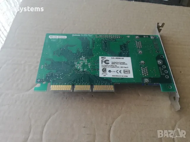 Видео карта Matrox MGI G45+MDHA16D 971-0301 REV:A DUAL VGA 16MB AGP, снимка 8 - Видеокарти - 48095588