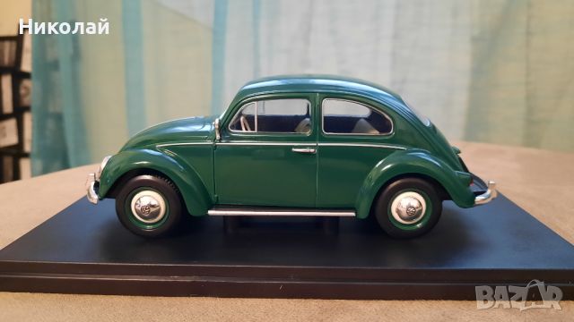 1960 Volkswagen Beetle/Escarabajo 1200 1:24 Whitebox/Hachette Diecast Колекционерски модел количка, снимка 5 - Колекции - 46442674