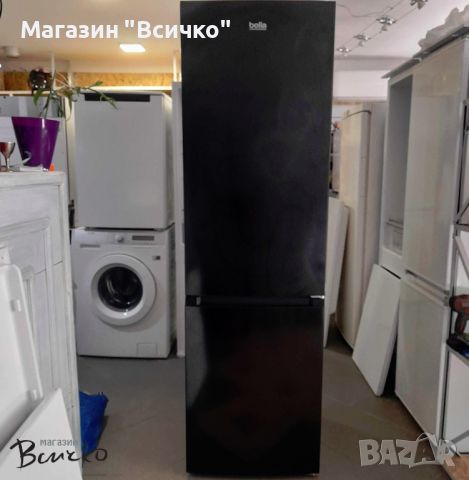 Комбиниран хладилник-фризер Bella BKGC225.1BE -  - Енергиен клас Е - 173 литра - Черен, снимка 2 - Хладилници - 45888653