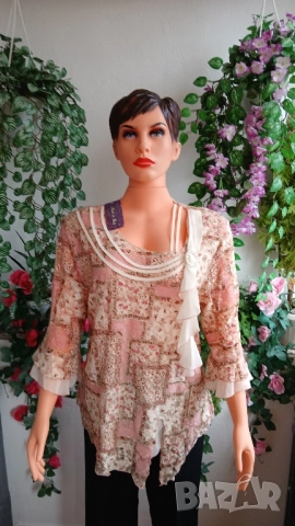 Дамски луксозни блузи с дълги ръкави.