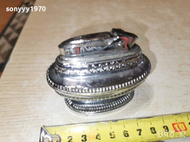 МЕТАЛНА МАСИВНА ЗАПАЛКА ОТ ГЕРМАНИЯ 1502261808LCHERY1, снимка 4 - Антикварни и старинни предмети - 53486826