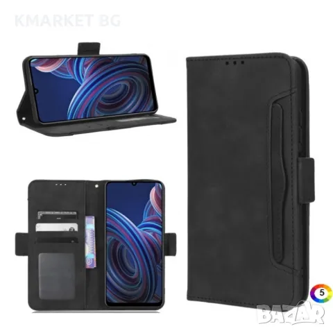 ZTE Blade A72 5G Wallet Калъф и Протектор, снимка 5 - Калъфи, кейсове - 48627178