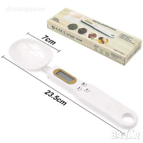 4738 Електронна мерителна лъжица – Смарт везна с голям дисплей и Auto-Off функция