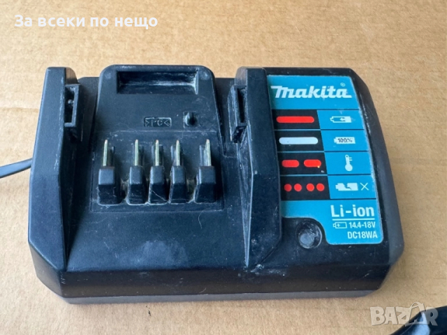 Оригинално зарядно MAKITA DC18WA , 14.4-18 V, снимка 5 - Винтоверти - 52080926