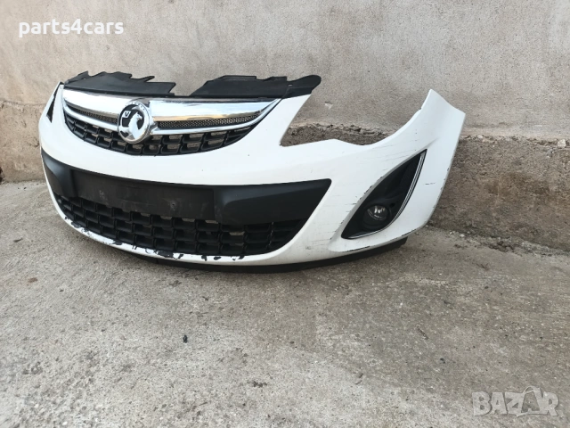 предна броня за опел корса д фейслифт маска решетки халогени OPEL CORSA D, снимка 3 - Части - 53729999