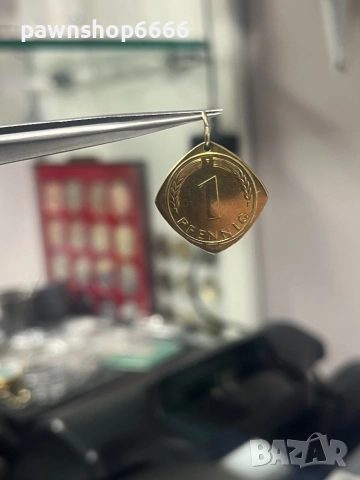 Златна висулка 8 карата, снимка 4 - Колиета, медальони, синджири - 52335427