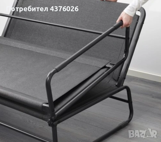 Разтегателен диван IKEA HAMMARN – като нов, снимка 4 - Дивани и мека мебел - 53426662