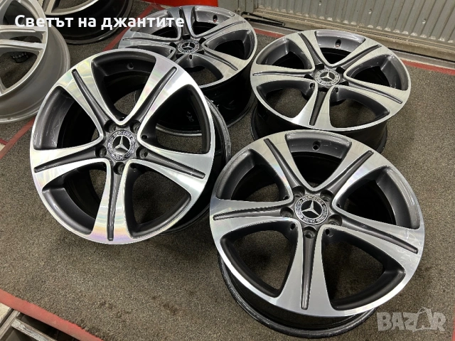 Джанти 17 Цола 5х112 Mercedes E W213 W212 Klass C Klass GLK Vito Original, снимка 2 - Гуми и джанти - 53395238