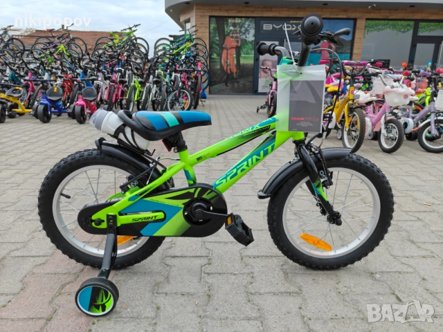 SPRINT Велосипед 16" ROBIX жълт, снимка 12 - Велосипеди - 53918236