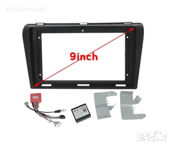 Мултимедия Android CarPlay за Mazda 3 2003–2009 Камера за заден ход, снимка 5 - Аксесоари и консумативи - 50720148