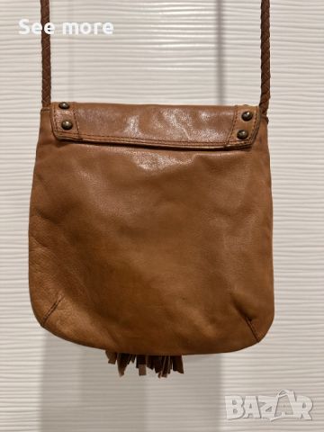 Massimo Dutti чанта Vintage естествена кожа, снимка 2 - Чанти - 45798042