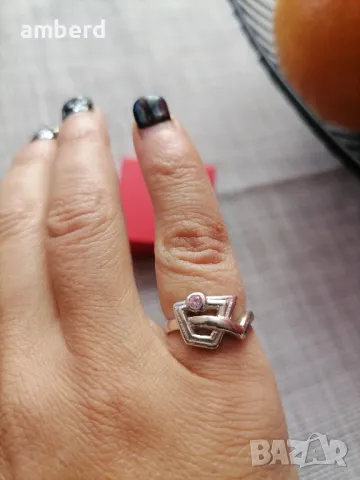 Сребърен пръстен - модел KR005, снимка 3 - Пръстени - 50397811