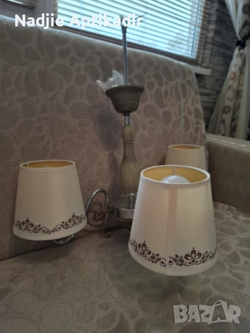 Запазен полилей с красиви орнаменти, снимка 2 - Полилеи - 52435515