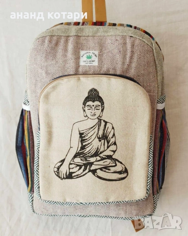 Раница от естествен коноп 2,3.4, снимка 2 - Раници - 37298475