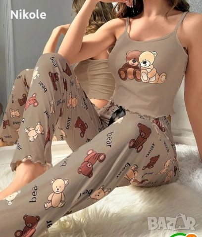 Дамска пижама - трико, снимка 2 - Пижами - 53716463