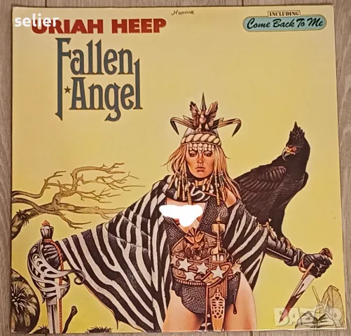 Uriah Heep ‎– Fallen Angel Немско издание 1978г-GATEFOLD Състояние на винила:след прослушване опреде, снимка 1 - Грамофонни плочи - 48886160