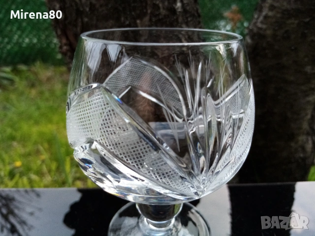 * РАМОНА * - кристален сервиз за коняк, снимка 3 - Сервизи - 54169633