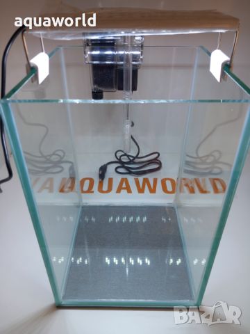 Нано аквариум 12 литра Оборудван и подарък корен