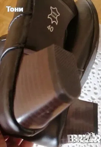 Нови Дамски Боти Изцяло от Естествена Кожа 39, снимка 3 - Дамски боти - 53485947