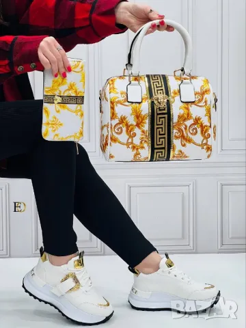 дамски маратонки, чанта / раница и портмоне versace , снимка 15 - Чанти - 46887161