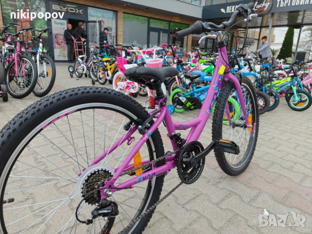 CROSS Велосипед 24" ALISSA лилав, снимка 11 - Велосипеди - 54276801