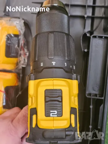 Original Акумулаторен ударен винтоверт DEWALT DCD709D2T 18V 65 Nm с 2 батерии, зарядно и TSTAK куфар, снимка 5 - Винтоверти - 48663190