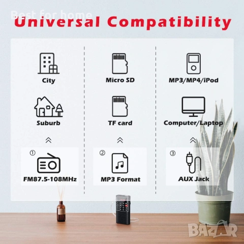 Мини джобно FM радио Walkman, преносимо радио с батерии и рекордер, снимка 4 - Радиокасетофони, транзистори - 53381700