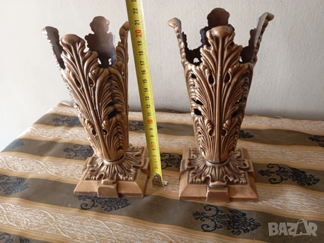 Две вази за сухи цветя комплект, снимка 2 - Вази - 50937085