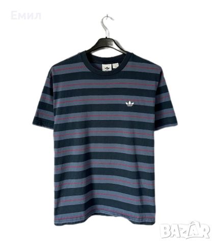 Мъжка тениска Adidas Yarn Dyed Tee, Размер М, снимка 1 - Тениски - 45835581