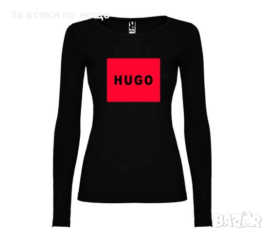 Tommy Hilfiger Дамска Черна Блуза С Дълъг Ръкав - 2 Различни Модела Код LFS650, снимка 3 - Блузи с дълъг ръкав и пуловери - 51625280